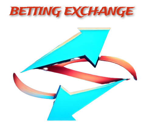 Zwei in entgegengesetzte Richtungen weisende Pfeile mit der Aufschrift BETTING EXCHANGE